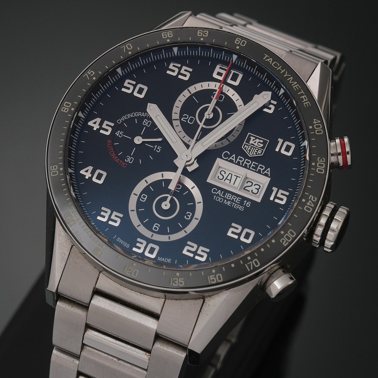 TAG HEUER(USED)태그호이어 까레라 칼리버 16 데이데이트 크로노 CV2A1R